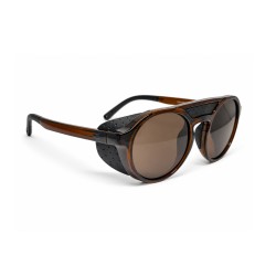 B89 LIVIGNO polarized mountain sunglasses, glacier style with removable magnetic side shields
