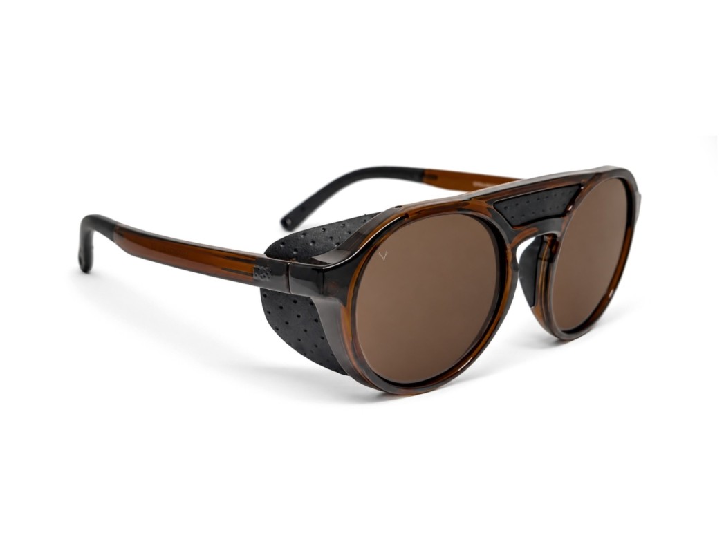 B89 LIVIGNO polarized mountain sunglasses, glacier style with removable magnetic side shields